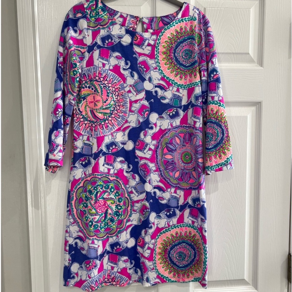 Lilly Pulitzer dress with 3/4 sleeves!
